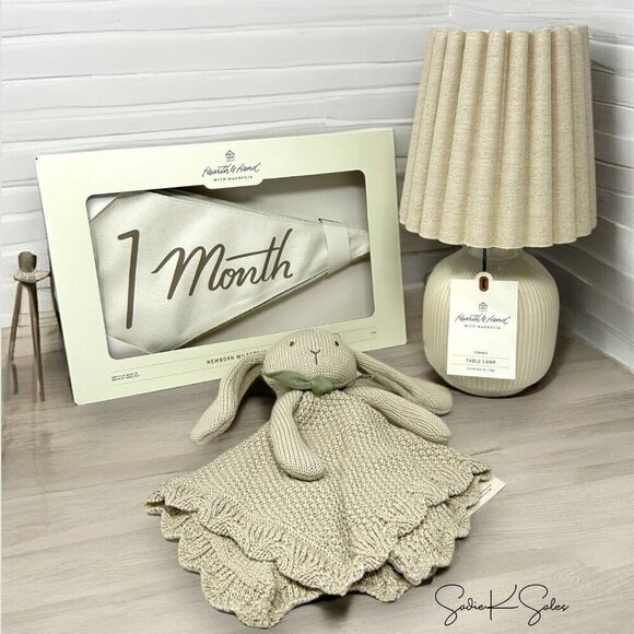 Hearth & Hand Magnolia Newborn Milestone Pennants‎ 6pc - Target - Picture 5 of 5